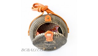  Bali Circle Ball Rattan Bags Handwoven Etnic Unique Desaign